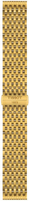 Pulsera de acero Tissot T852.049.487 20mm, dorado, Quick Release
