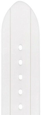 Correa de silicona Hirsch Jelly L 40818800-2, blanca, longitud L