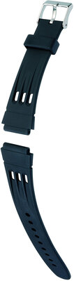 Correa de silicona Hirsch Space XL 40248850-2, negra, longitud XL