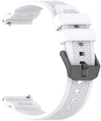 Correa de silicona Ricardo 24mm (pro Garmin Venu X1), blanco, Quick Release