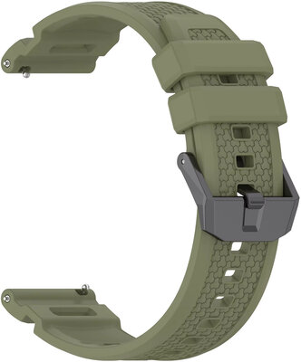 Correa de silicona Ricardo 24mm (pro Garmin Venu X1), verde, Quick Release