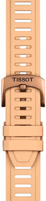 Correa de silicona Tissot T852.050.298 21mm, beige
