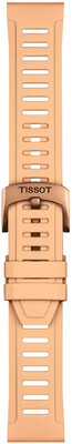 Correa de silicona Tissot T852.050.298 21mm, beige