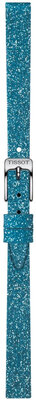 correa sintética Tissot T852.048.078 9mm, azul, Quick Release