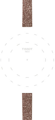 correa sintética Tissot T852.048.085 9mm, rosa, Quick Release