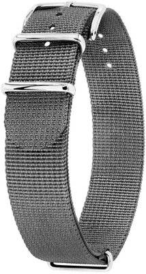 Correa textil Hirsch Rush Recycle XL 40536030-2, gris, longitud XL