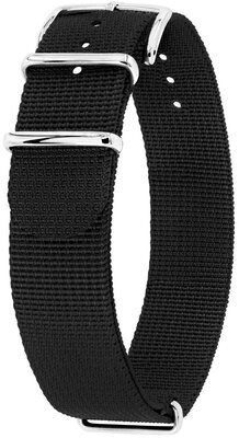 Correa textil Hirsch Rush Recycle XL 40536050-2, negro, longitud XL