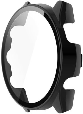 Funda protectora (pro Garmin Forerunner 165), plástico, negro + cristal