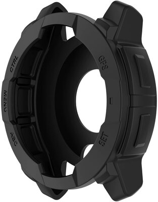 Funda protectora (pro Garmin Instinct 3, 50mm), plástico, negro