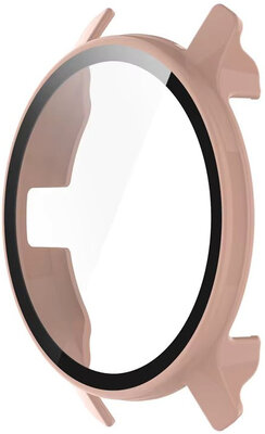 Funda protectora (pro Garmin Venu 2S), plástico, rosa + cristal