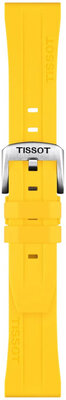 Correa de silicona Tissot T852.050.994 20mm, amarillo, Quick Release