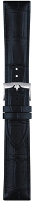 Correa de piel Tissot T852.051.025 22mm, azul, Quick Release