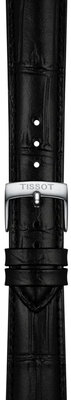 Correa de piel Tissot T852.051.027 18mm, negro, Quick Release