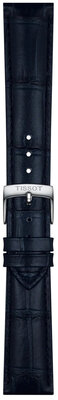 Correa de piel Tissot T852.051.029 18mm, azul, Quick Release