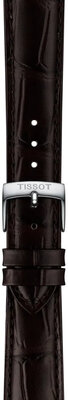 Correa de piel Tissot T852.051.032 18mm, marrón, Quick Release