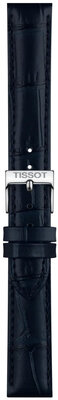 Correa de piel Tissot T852.051.034 16mm, azul, Quick Release