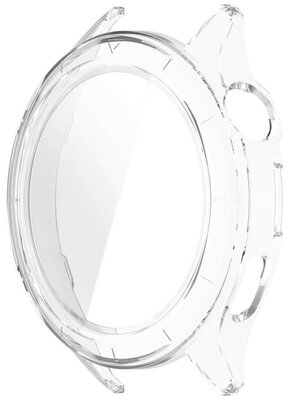 Funda protectora (pro Xiaomi Watch S4), plástico, transparente + cristal