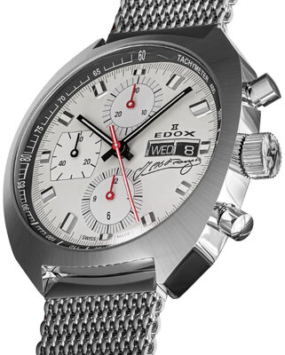 Edox Sportsman Automatic Chronograph 01132 3G BEAN Juan Manuel Fangio Limited Edition 115pcs (+ correa de repuesto)