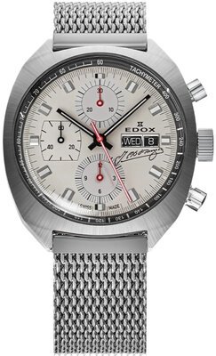 Edox Sportsman Automatic Chronograph 01132 3G BEAN Juan Manuel Fangio Limited Edition 115pcs (+ correa de repuesto)