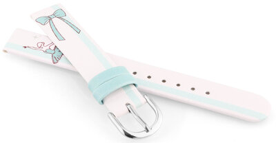 Correa de piel sintética JVD RJ7236.3 14mm, beige, infantil