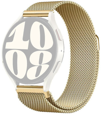 Pulsera de acero Ricardo Venosa, dorado, Quick Release, magnético