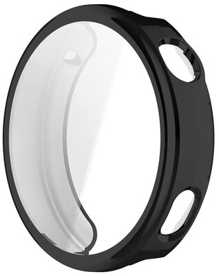 Funda protectora (pro Huawei Watch GT 6, 41mm), plástico, negro + cristal