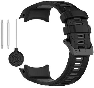 correa de silicona Ricardo Folgarida 22mm (para Garmin Instinct 3 45mm), Black