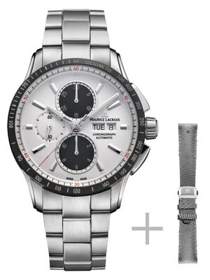 Maurice Lacroix Pontos Pontos S Automatic Chronograph PT6038-SSL2H-130-A (+ correa de repuesto)