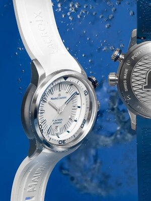 Maurice Lacroix Pontos S Diver Automatic PT6248-SS00L-130-4 (+ correas de repuesto)