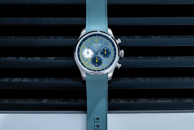 Union Glashütte Belisar Chronograph D009.427.17.042.09 Speedster Limited Edition 388pcs (+ correa de repuesto)