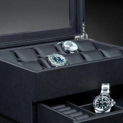 Estuche para reloj Heisse & Söhne Heron 10+ 70019-190.142