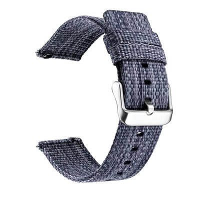 Correa de nailon Ricardo 22mm (pro Garmin Venu 3, Forerunner 265, Vívoactive 4 aj.), azul V2, Quick Release