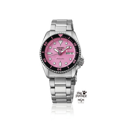 Seiko 5 Sports Automatic SRPM07K1 Pink Panther Limited Edition 9999pcs (+ correa de repuesto)