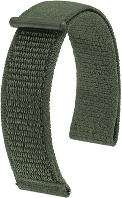 Correa textil Hirsch Vocem L 41409040-0, verde, velcro, longitud L, cierre rápido