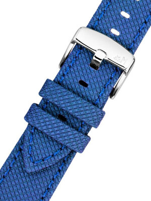 correa textil Morellato Peschici 6170E46.065 M, azul, material reciclado