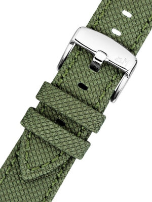 Correa textil Morellato Peschici 6170E46.073 M, verde, material reciclado