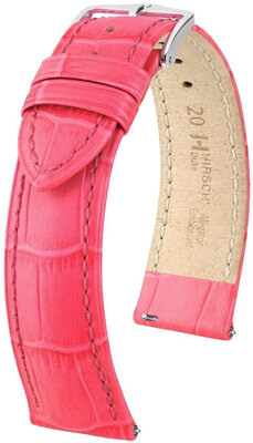 Correa de piel Hirsch Duke 01028123-2, naranja, teletina, Quick Release