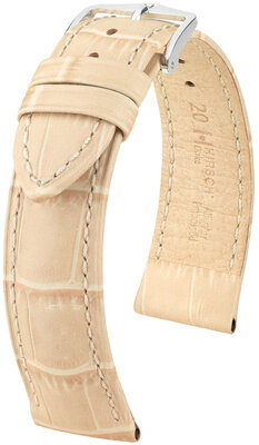 Correa de piel Hirsch Duke 01028190NQ-2, beige, teletina