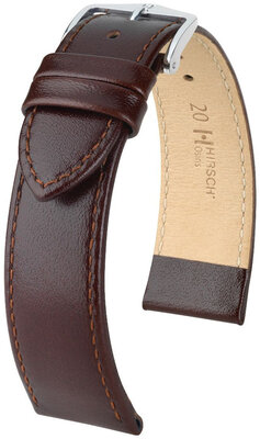 correa de cuero Hirsch Osiris L 03475010NQ-2, marrón, piel de ternera, longitud L