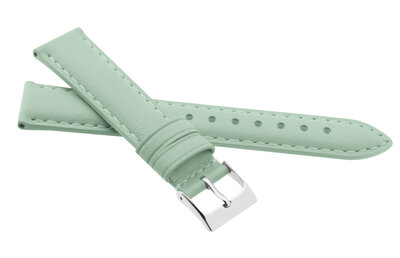 Correa de piel JVD R41308 16mm, verde