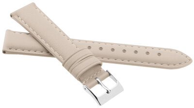 Correa de piel JVD R41321 16mm, beige