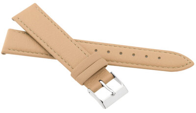 Correa de piel JVD R41442 16mm, marrón