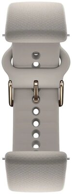 Correa de silicona Polar 20mm con túnel, beige, talla S-L, Quick Release