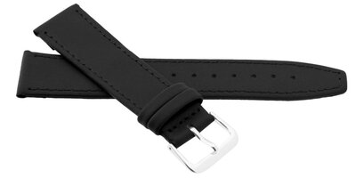 Correa de piel JVD R23001, 22mm, negro