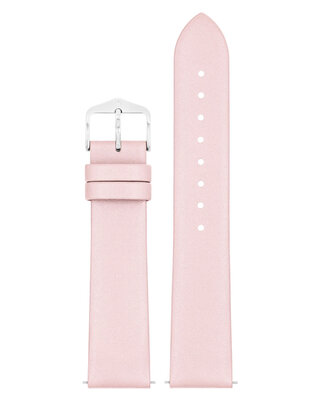 correa de cuero Hirsch Cashmere M 03902123-2, rosa, piel de ternera, longitud M, Quick Release