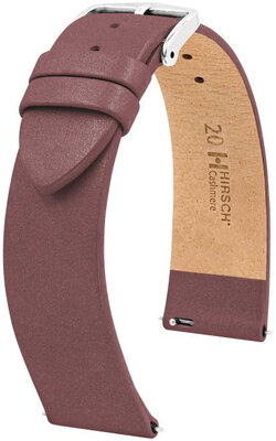 correa de cuero Hirsch Cashmere M 03902161-2, marrón, piel de ternera, longitud M, Quick Release