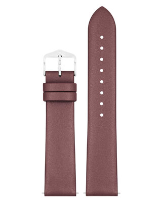 correa de cuero Hirsch Cashmere M 03902161-2, marrón, piel de ternera, longitud M, Quick Release