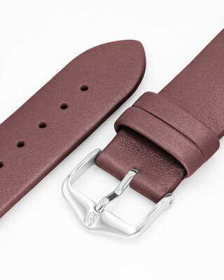 correa de cuero Hirsch Cashmere M 03902161-2, marrón, piel de ternera, longitud M, Quick Release