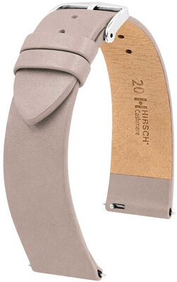 correa de cuero Hirsch Cashmere M 03902195-2, beige, piel de ternera, longitud M, Quick Release