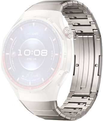 Pulsera de titanio Ricardo (pro Huawei Watch GT 6 Pro), plateado, QuickFit